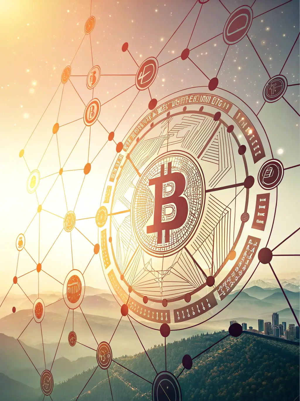 A stylized image representing Bitcoin recovery, showing digital currency being retrieved from a complex network, symbolizing the recovery process.